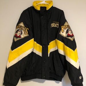 Vintage 90s MLB Starter Jacket Pittsburg Pirates L/Large